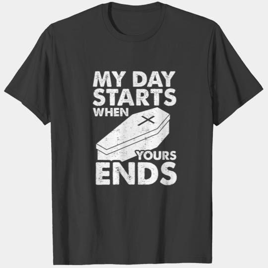 Funeral Director Mortician Mortuary Responder T-shirt