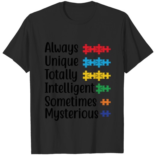 Discover Unique Totally Intelligent SOmetimes Mysterious T-shirt