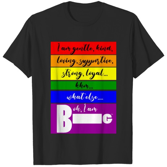Discover Gentle, kind, loving, supportive LGTBQ boyfriend T-shirt