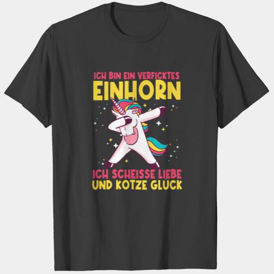 Unicorn, I Shit Love And Puke Luck T-shirt
