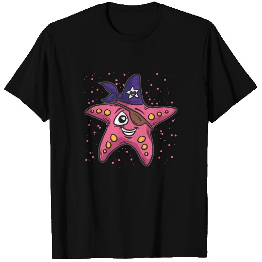 Pirate Starfish with Eye Cap T-shirt