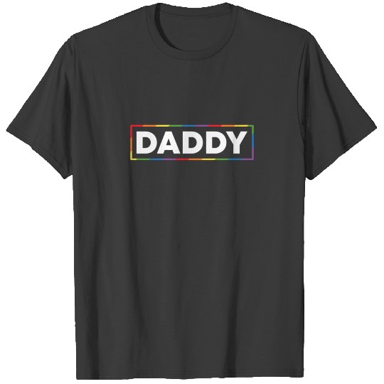 Gay Daddy Bear Pride Month LGBTQ Rainbow Gifts T-shirt