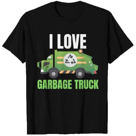 I Love Garbage Truck For Kids T-shirt