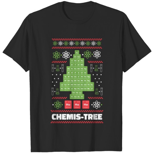 Discover Chemis-Tree Periodic Table Christmas Chemistry Sci T-shirt