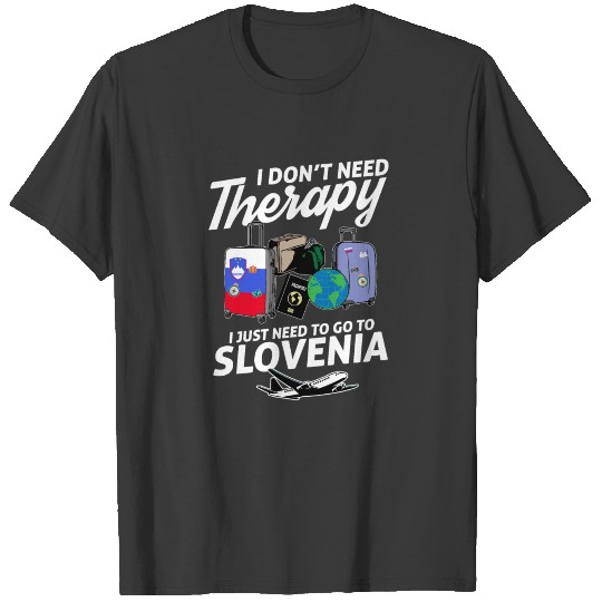 Discover Slovenia flag I Slovenian Souvenirs T-shirt