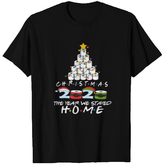 Christmas 2020 Quarantine The Year We Stayed Toile T-shirt