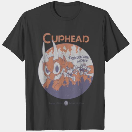 Cuphead Don'T Deal With The Devil Portrait T-shirt