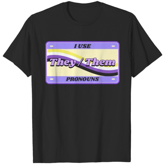 Discover Pronouns - They/Them T-shirt