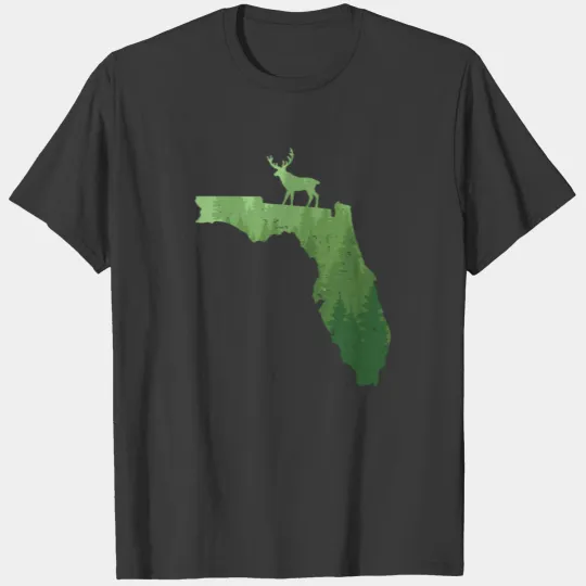 Florida Map Elk Hunting Shirt Florida Map Elk Hunt T-shirt