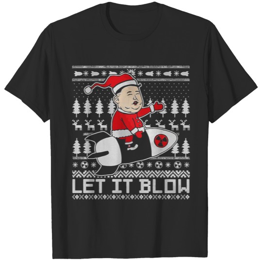 Discover Let It Blow Kim Hong Un Parody Christmas Gift Idea T-shirt