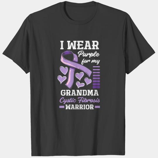 I Wear Purple For My Grandma Cystic Fibrosis T-shirt