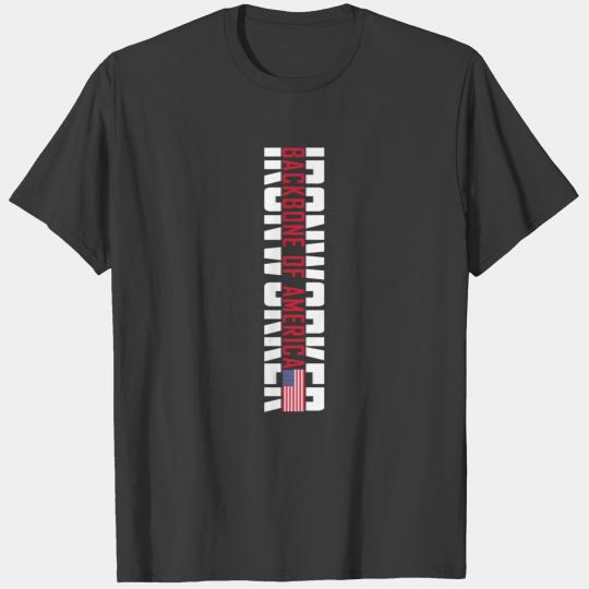 Backbone Of America Ironworker T-shirt