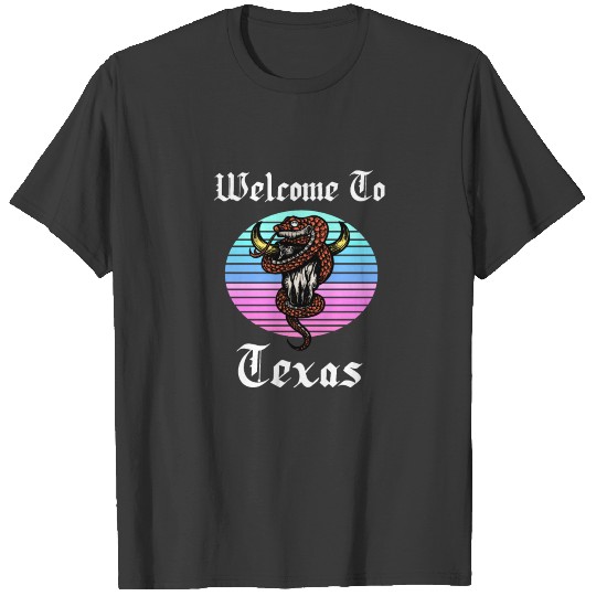 Discover Welcome to Texas Sunset T-shirt