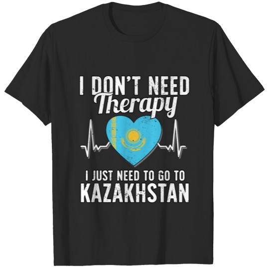 Discover Kazakhstan flag I Kazakh Souvenirs T-shirt