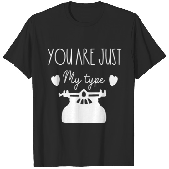 Discover you are just my type pour fond noir T-shirt
