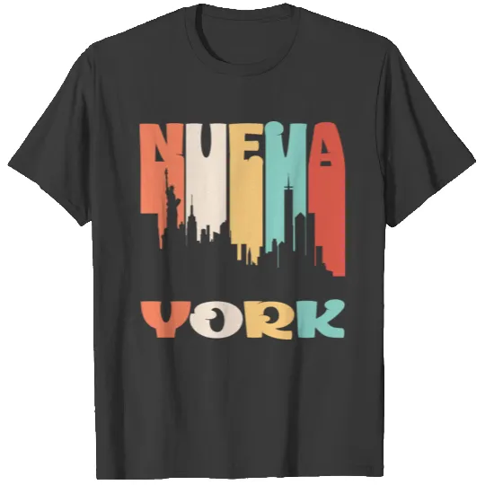 Nueva York Spanish New York Retro Style Vintage T-shirt