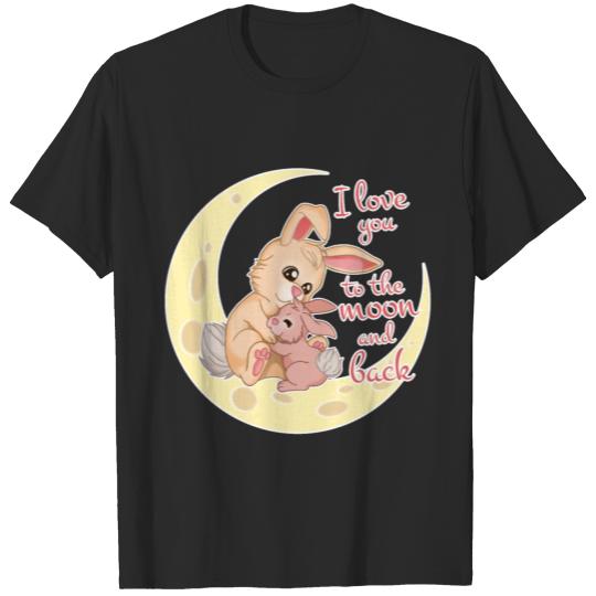 I love you to the moon & back - cute T-shirt