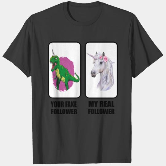 Youtube Influencer Unicorn Dinosaur Dino Gift T-shirt