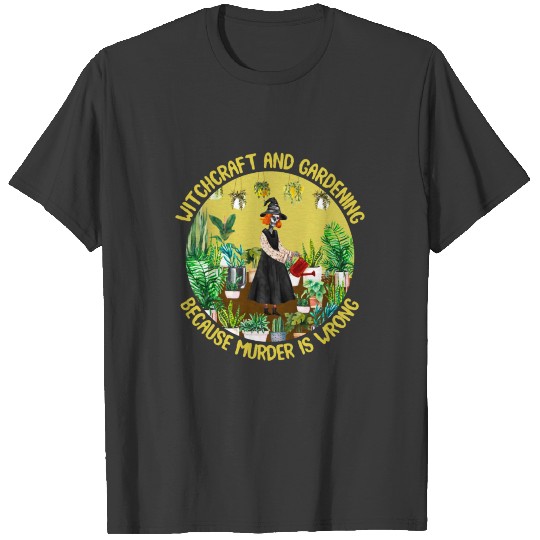 Retro Witchcraft And Gardening T-shirt