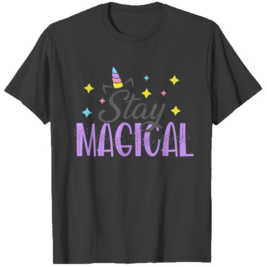 Stay magical Summer Short Sleeve Tops T-shirt