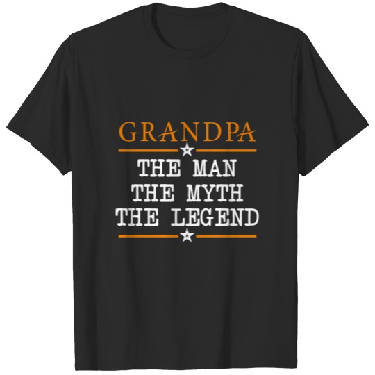 Discover Grandpa the Myth the Man the Legend T-shirt