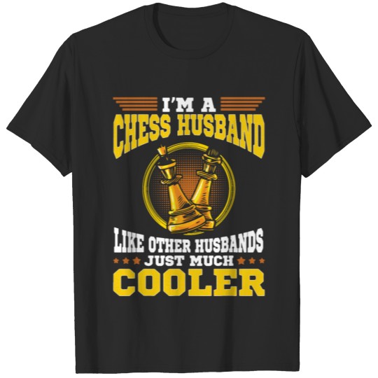 Discover Chess Husband Funny Chess board Game Player T-shirt