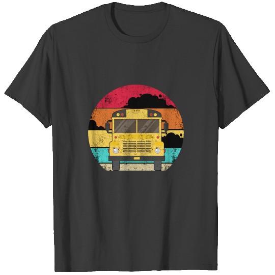Bus Driver Busman School Bus Retro Vintage GIft T-shirt
