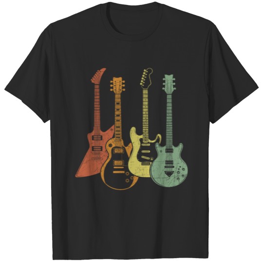 Discover Guitarist Colorful Musical Instruments Guitars T-shirt