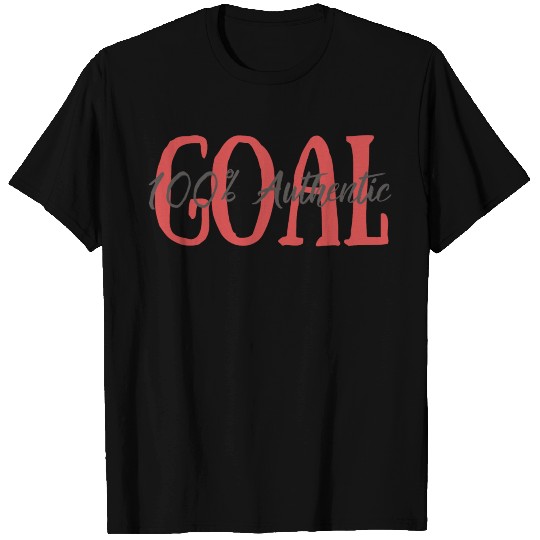 Goal 100% Authentic 2 Coral T-shirt
