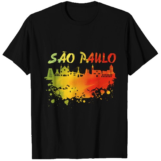 Sao Paulo Colors Skyline T-shirt