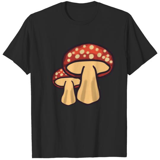 Discover Cartoon mushroom T-shirt