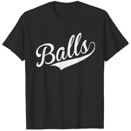 Discover Balls Word Cool Logo T-shirt