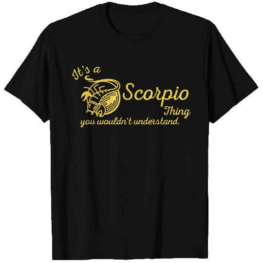 It s A Scorpio Quote Cool Logo T-shirt