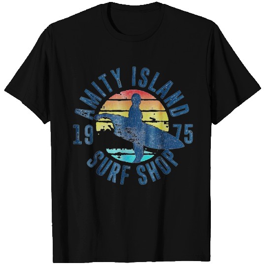 Jaws Amity Island surf shop 1975 T-shirt