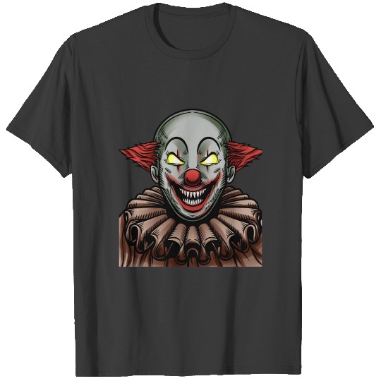Clown Horror Halloween Scary Psycho Killer Gift T-shirt
