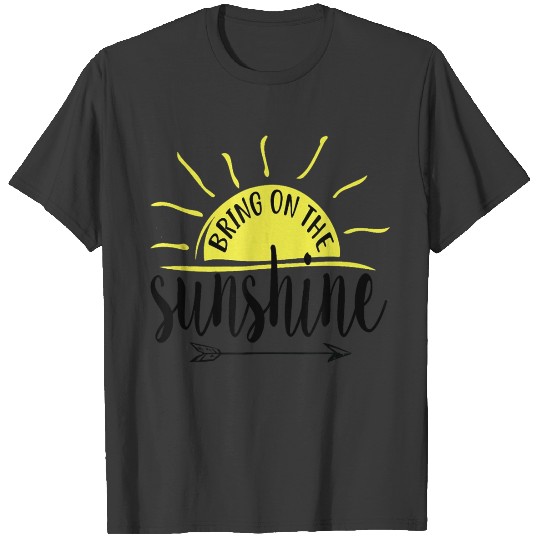 Bring On The Sunshine Love Summer Sun Beach Camp T-shirt