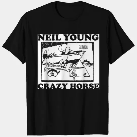 3158 neil young crazy horse T-shirt