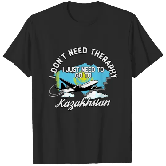 Discover Kazakhstan flag I Kazakh Souvenirs T-shirt
