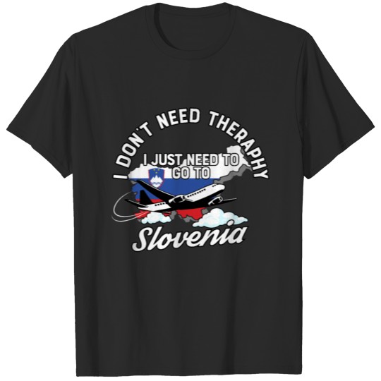 Discover Slovenia flag I Slovenian Souvenirs T-shirt
