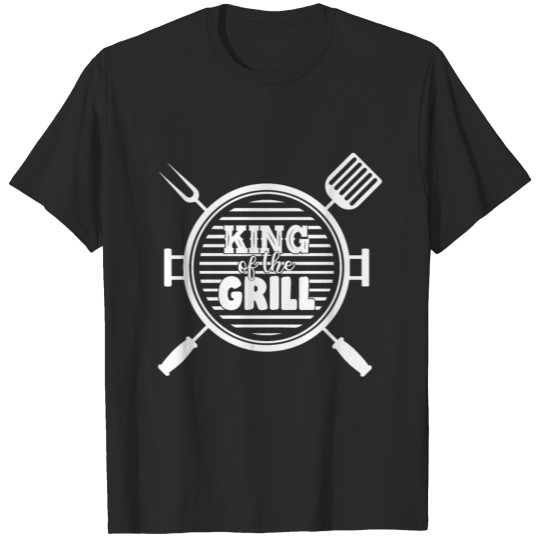 Discover Funny BBQ Grilling - King of the Grill T-shirt