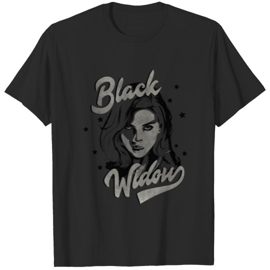 Discover Marvel Black Widow PortraitGift Tee T-shirt