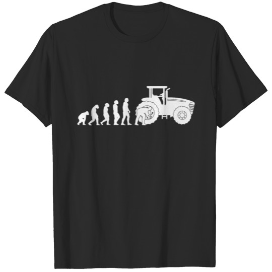 Farm Machinery Mechanic Evolution Tractor Gift T-shirt