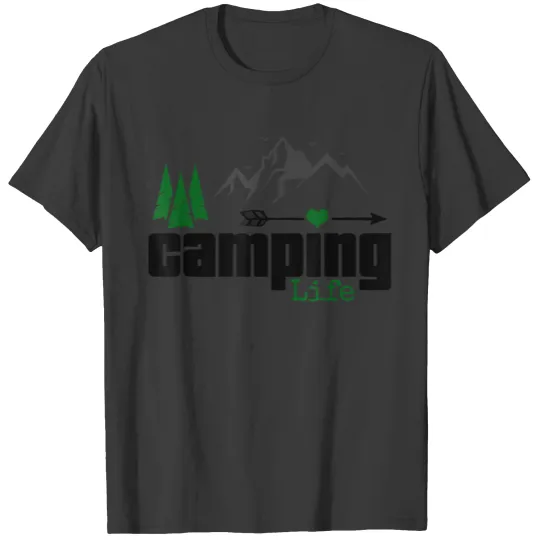 Camp Hiking Time Adventure Outdoors Camping T-shirt