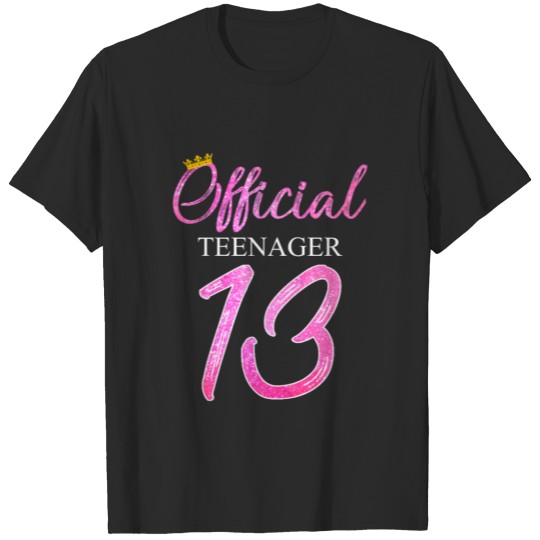 Discover Official Teenager Girl Princess 13th Birthday 2008 T-shirt