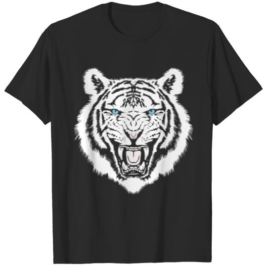 White Tiger Trendy Animal Print Easy Tiger Premium T-shirt