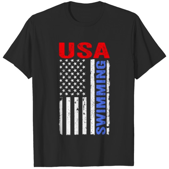 Discover USA Swimming American Flag T-shirt