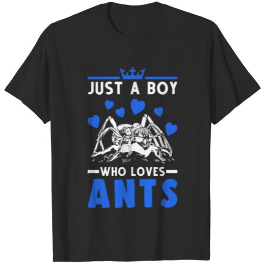 Discover Ants Boy Ant Farm Anthill Gift T-shirt