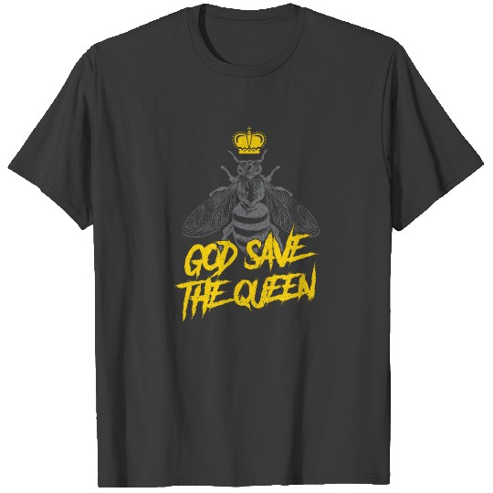 God save the queen beekeeping beekeeper T-shirt