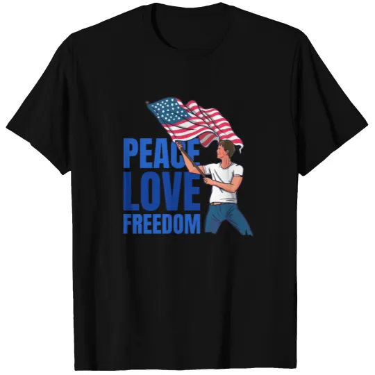 Peace Love And Freedom T-shirt