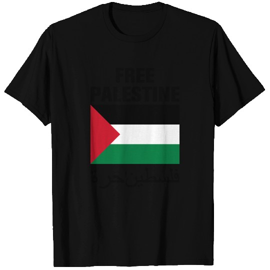 Free Palestine with Flag T-shirt